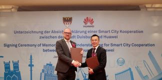 Duisburg Germany and Huawei sign MoU to Build a Smart City