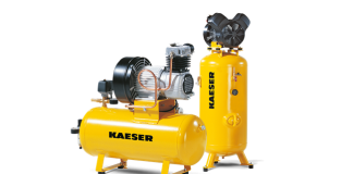 dry-running rotary screw compressor