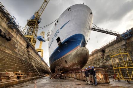 logos-hope-undergoing-maintenance-in-dry-dock