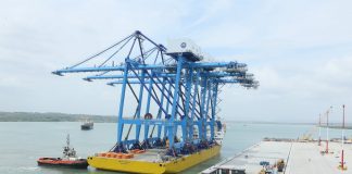 KPA’s Berth 22 Receives Three Ship To Shore Gantry Cranes