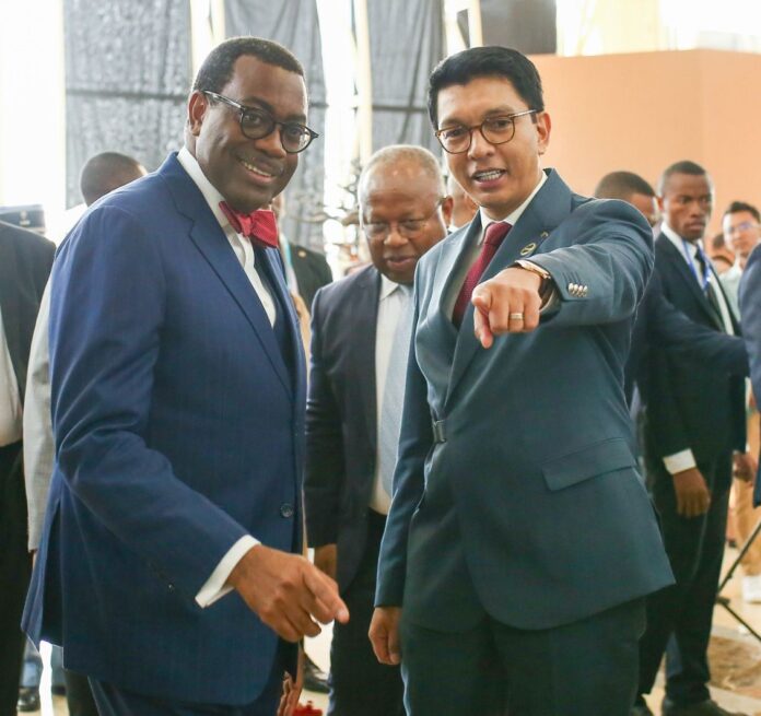 Dr Adesina and Madagascar president Dr. Adesina and President Rajoelina