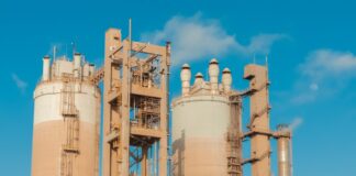 an Industrial plant in Libya