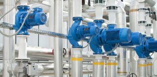 water pumps in manufacturing plants