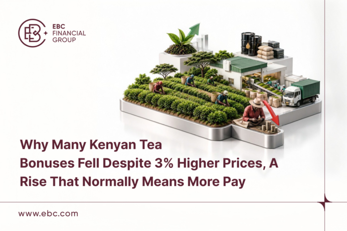EBC - Why Many Kenyan Tea Bonuses Fell Despite 3% Higher Prices, A Rise That Normally Means More Pay Kenyan tea farmers bonuses