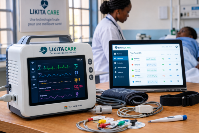 Likita Care Clinical Monitoring Workspace medical monitoring technology
